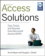 Access Solutions: Tips, Tricks, and Secrets from Microsoft Access MVPs - ISBN 9780470591680