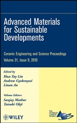 Advanced Materials for Sustainable Developments, Volume 31, Issue 9 - ISBN 9780470594742