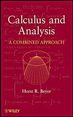 Calculus and Analysis: A Combined Approach - ISBN 9780470617953