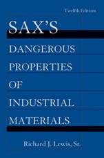 Saxs Dangerous Properties of Industrial Materials: 5 Volume Set - ISBN 9780470623251
