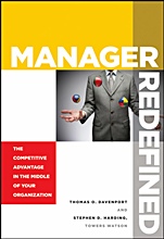 Manager Redefined: The Competitive Advantage in the Middle of Your Organization - ISBN 9780470627723