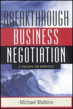 Breakthrough Business Negotiation: A Toolbox for Managers - ISBN 9780470631409
