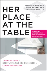 Her Place at the Table: A Womans Guide to Negotiating Five Key Challenges to Leadership Success - ISBN 9780470633755