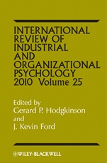 International Review of Industrial and Organizational Psychology 2010 - ISBN 9780470682593