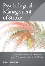 Psychological Management of Stroke - ISBN 9780470684269