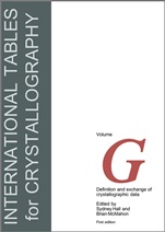 International Tables for Crystallography: Definition and Exchange of Crystallographic Data - ISBN 9780470689103