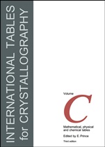 International Tables for Crystallography: Mathematical, Physical and Chemical Tables - ISBN 9780470710296