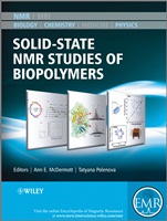 Solid State NMR Studies of Biopolymers - ISBN 9780470721223