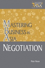 Negotiation Mastering Business in Asia - ISBN 9780470821718