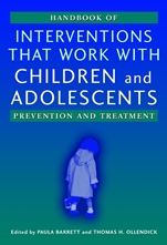 Handbook of Interventions that Work with Children and Adolescents: Prevention and Treatment - ISBN 9780470844533