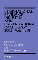 International Review of Industrial and Organizational Psychology 2003 - ISBN 9780470847039