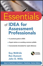 Essentials of IDEA for Assessment Professionals - ISBN 9780470873922