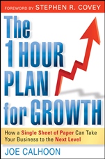 The One Hour Plan For Growth: How a Single Sheet of Paper Can Take Your Business to the Next Level - ISBN 9780470880968