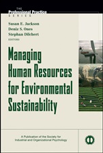 Managing Human Resources for Environmental Sustainability - ISBN 9780470887202
