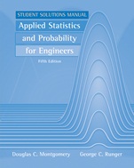 Applied Statistics and Probability for Engineers: Student Solutions Manual - ISBN 9780470888445