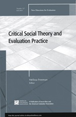 Critical Social Theory and Evaluation Practice: New Directions for Evaluation, Number 127 - ISBN 9780470909447