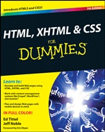 HTML, XHTML and CSS For Dummies - ISBN 9780470916599