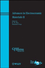 Advances in Electroceramic Materials II - ISBN 9780470927168
