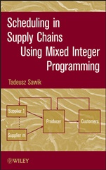 Scheduling in Supply Chains Using Mixed Integer Programming - ISBN 9780470935736