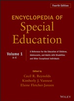 Encyclopedia of Special Education, Volume 1: A Reference for the Education of Children, Adolescents, and Adults Disabilities and Other Exceptional Individuals - ISBN 9780470949382