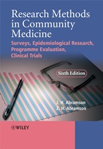 Research Methods in Community Medicine: Surveys, Epidemiological Research, Programme Evaluation, Clinical Trials - ISBN 9780470986615