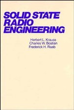 Solid State Radio Engineering - ISBN 9780471030188