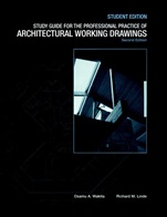 Study Guide to accompany The Professional Practice of Architectural Working Drawings, 2e Student Edition - ISBN 9780471040682