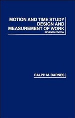 Motion and Time Study: Design and Measurement of Work - ISBN 9780471059059