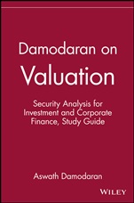 Damodaran on Valuation: Security Analysis for Investment and Corporate Finance Study Guide - ISBN 9780471108979