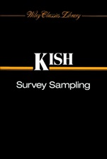 Survey Sampling - ISBN 9780471109495