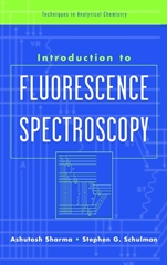 Introduction to Fluorescence Spectroscopy - ISBN 9780471110989