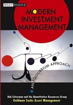 Modern Investment Management: An Equilibrium Approach - ISBN 9780471124108