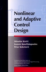 Nonlinear and Adaptive Control Design - ISBN 9780471127321