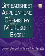 Spreadsheet Applications in Chemistry Using Microsoft Excel - ISBN 9780471140870