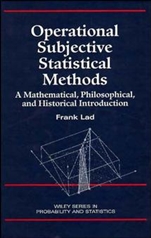 Operational Subjective Statistical Methods: A Mathematical, Philosophical, and Historical Introduction - ISBN 9780471143291