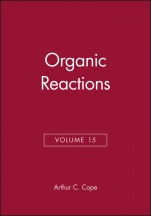 Organic Reactions, Volume 15 - ISBN 9780471171683