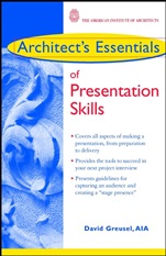 Architects Essentials of Presentation Skills - ISBN 9780471176756