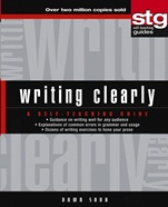 Writing Clearly: A Self–Teaching Guide - ISBN 9780471179528