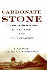 Carbonate Stone: Chemical Behavior, Durability, and Conservation - ISBN 9780471179771