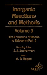 Inorganic Reactions and Methods: The Formation of Bonds to Halogens (Part 1) - ISBN 9780471186564