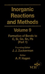Inorganic Reactions and Methods: The Formation of Bonds to C, Si, Ge, Sn, Pb (Part 1) - ISBN 9780471186601