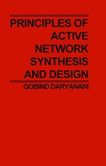 Principles of Active Network Synthesis and Design - ISBN 9780471195450