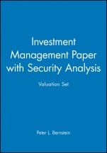 Investment Management Paper with Security Analysis Valuation Set - ISBN 9780471214472