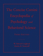 The Concise Corsini Encyclopedia of Psychology and Behavioral Science - ISBN 9780471220367
