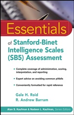 Essentials of Stanford–Binet Intelligence Scales (SB5) Assessment - ISBN 9780471224044