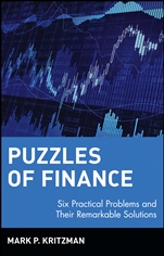Puzzles of Finance: Six Practical Problems and Their Remarkable Solutions - ISBN 9780471228844