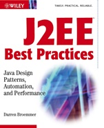 J2EE Best Practices: Java Design Patterns, Automation, and Performance - ISBN 9780471228851