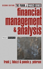 Financial Management and Analysis - ISBN 9780471234845