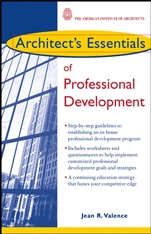 Architects Essentials of Professional Development - ISBN 9780471236917