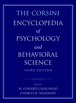 The Corsini Encyclopedia of Psychology and Behavioral Science, 4 Volume Set - ISBN 9780471244004